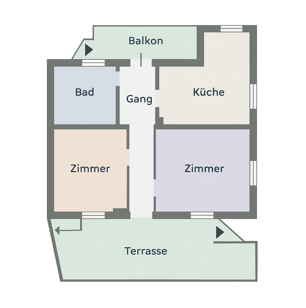 Grundriss - Zum Bachanger